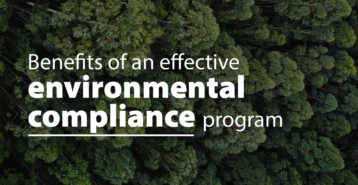 Environmental compliance: A duty and an opportunity