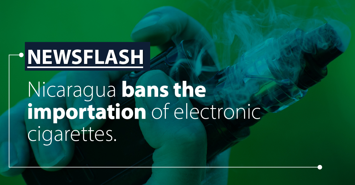 Nicaragua bans the importation of electronic cigarettes