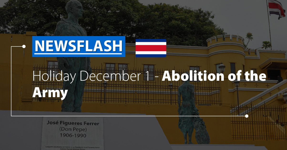 Holiday December 1, Abolition of the Army